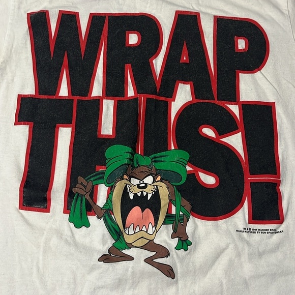 Vintage Tasmanian Devil Wrap This Tee. 1994 - Picture 2 of 7